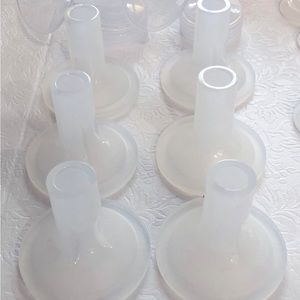 3 sets of LacTech 18mm Silicone Flanges for Pumping